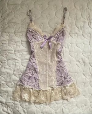 EBLIN purple lace top