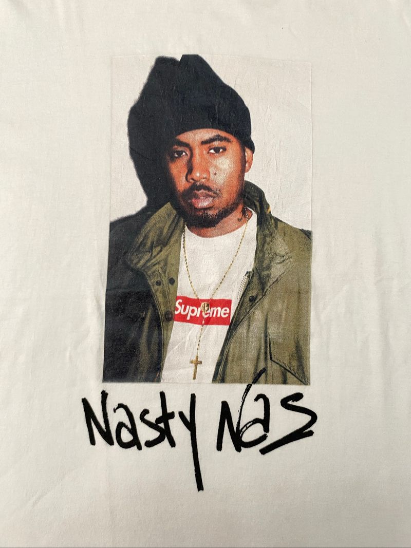 Supreme Nasty Nas Tshirt, foto 3