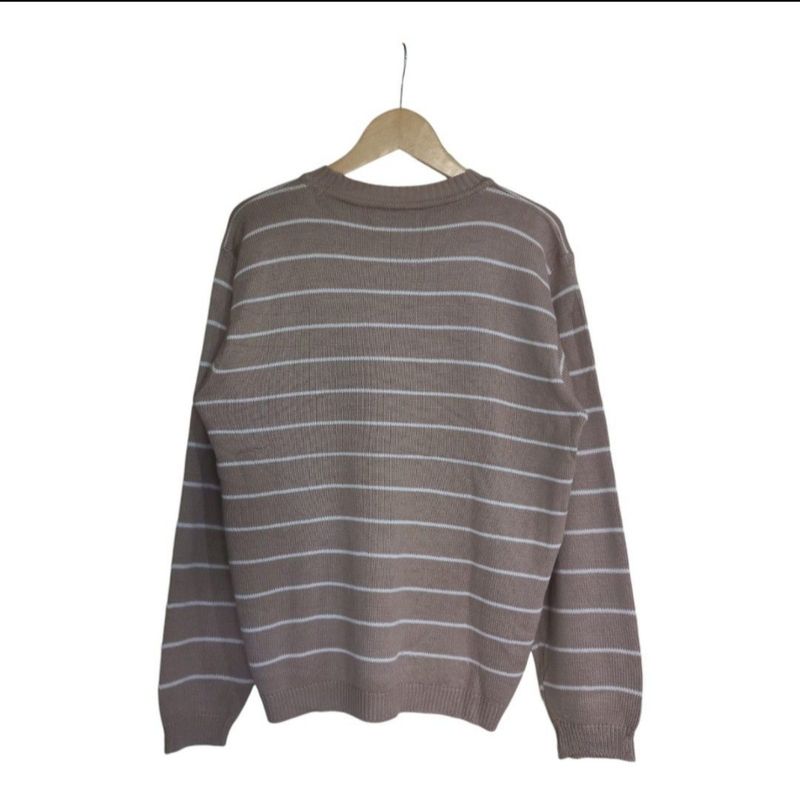 Atasan Rajut Oversize Striped, foto 2