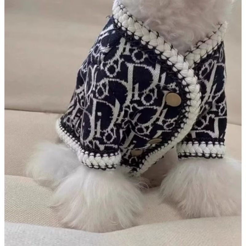 TWEED D ABSTRACT - BAJU ANJING - XS, foto 4