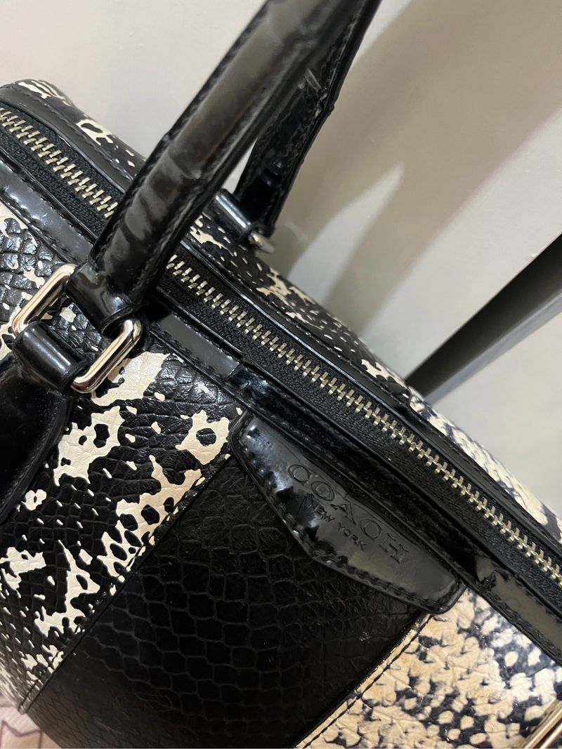 COACH CHIC SNAKESKIN PATERN HANDBAG, foto 2