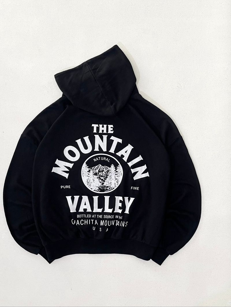 Hoodie The Mountain Valley Backprint, foto 2