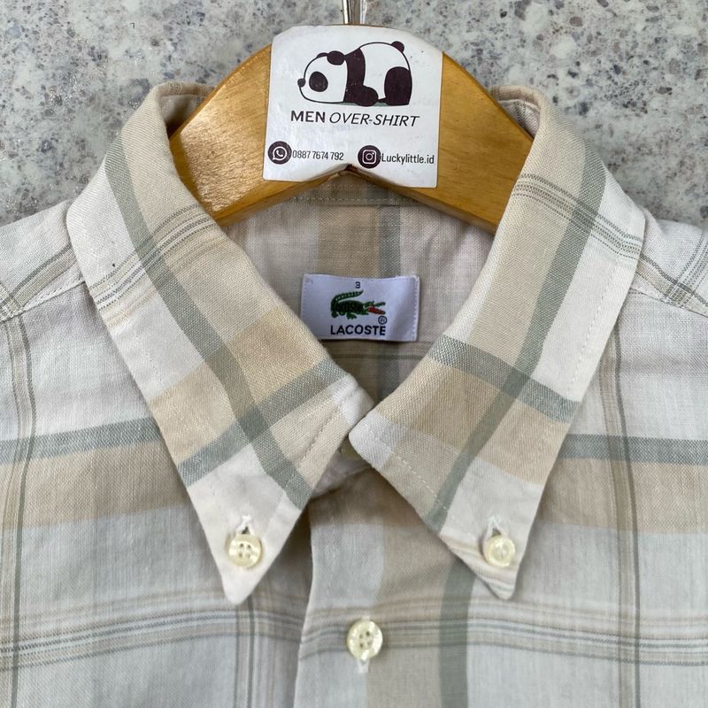 Kemeja Linen Lacoste, foto 3