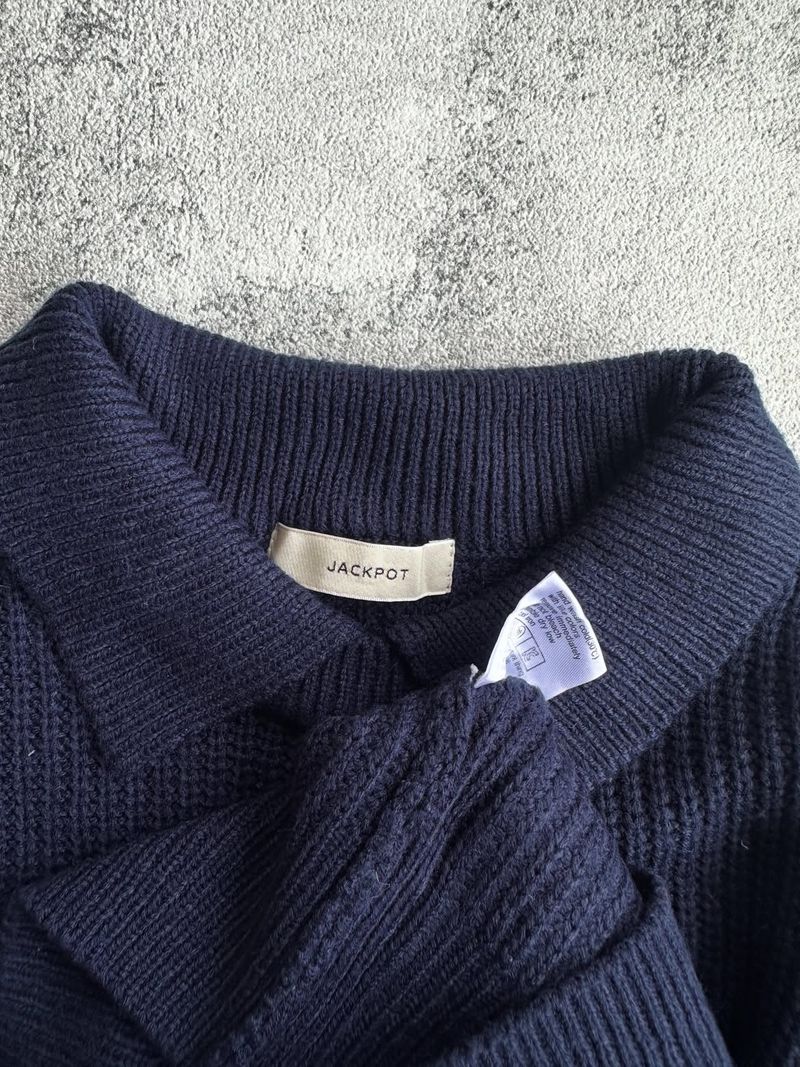 Jackpot knitwear basic textured half sweater, foto 7