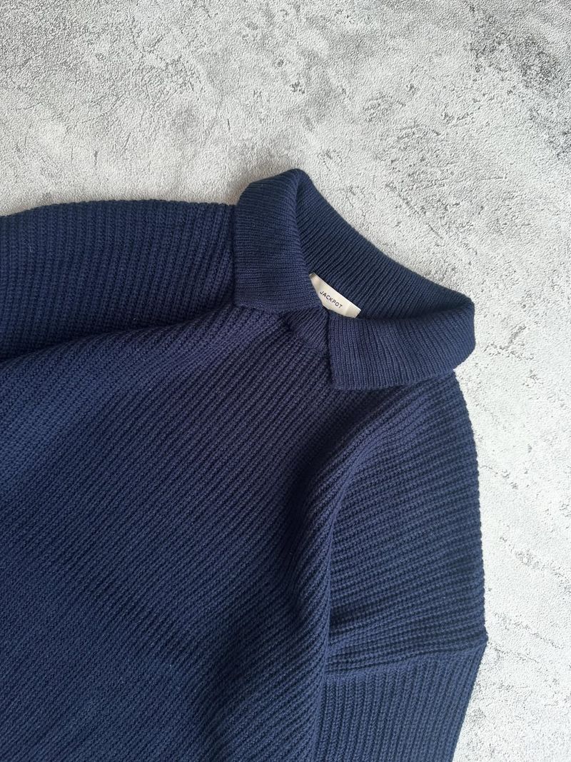Jackpot knitwear basic textured half sweater, foto 3