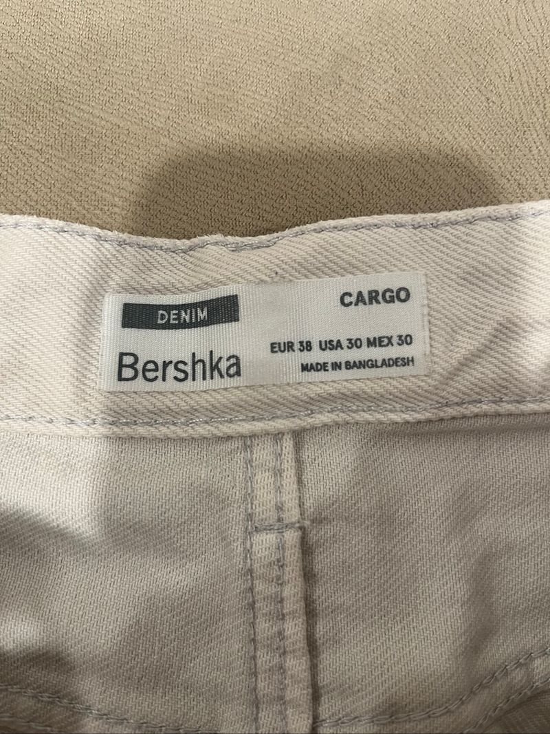 Celana Cargo Bershka Putih, foto 3