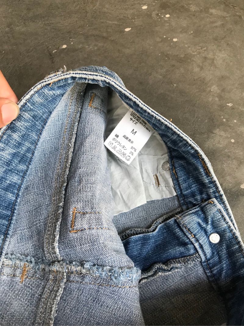 comfortbasic lowrise bootcut jeans denim y2k, foto 9