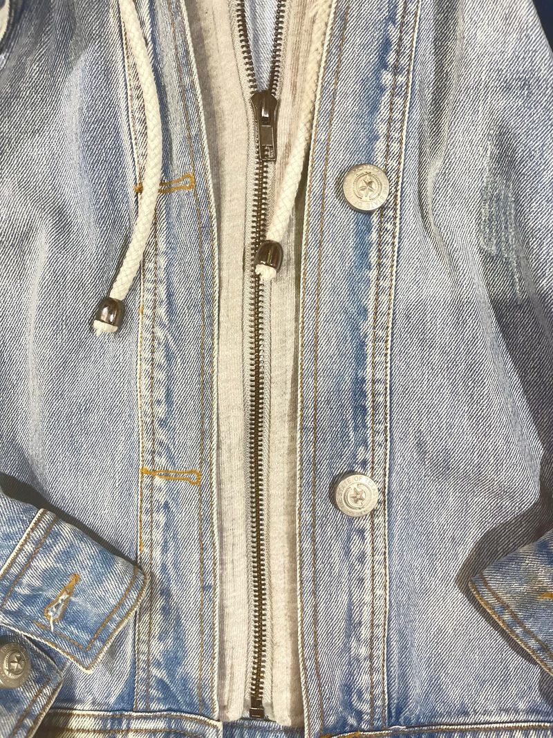 Y2K Angel Wings Distressed Hoodie Jacket, foto 4