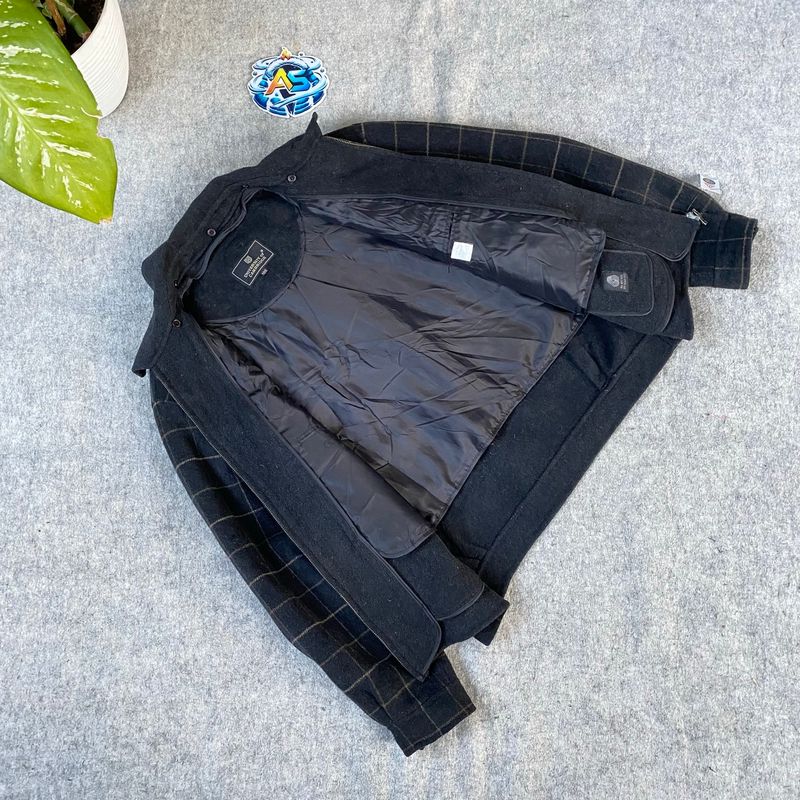 Wool Jacket windowpane  univ cambridge tebal super cakep, foto 7