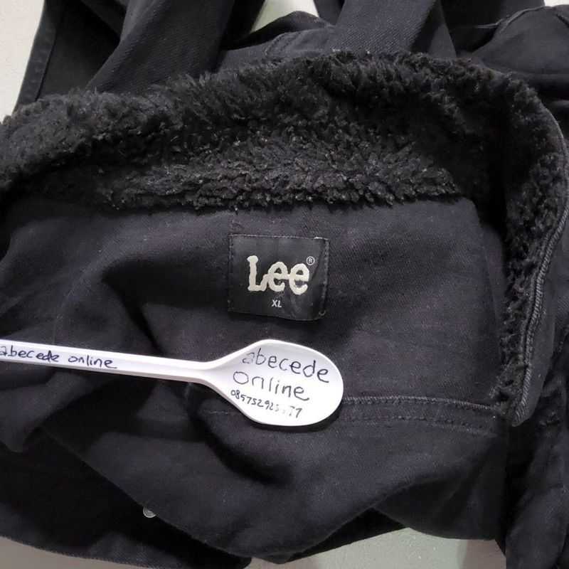 LEE RIDERS denim jacket hitam size XL, foto 5