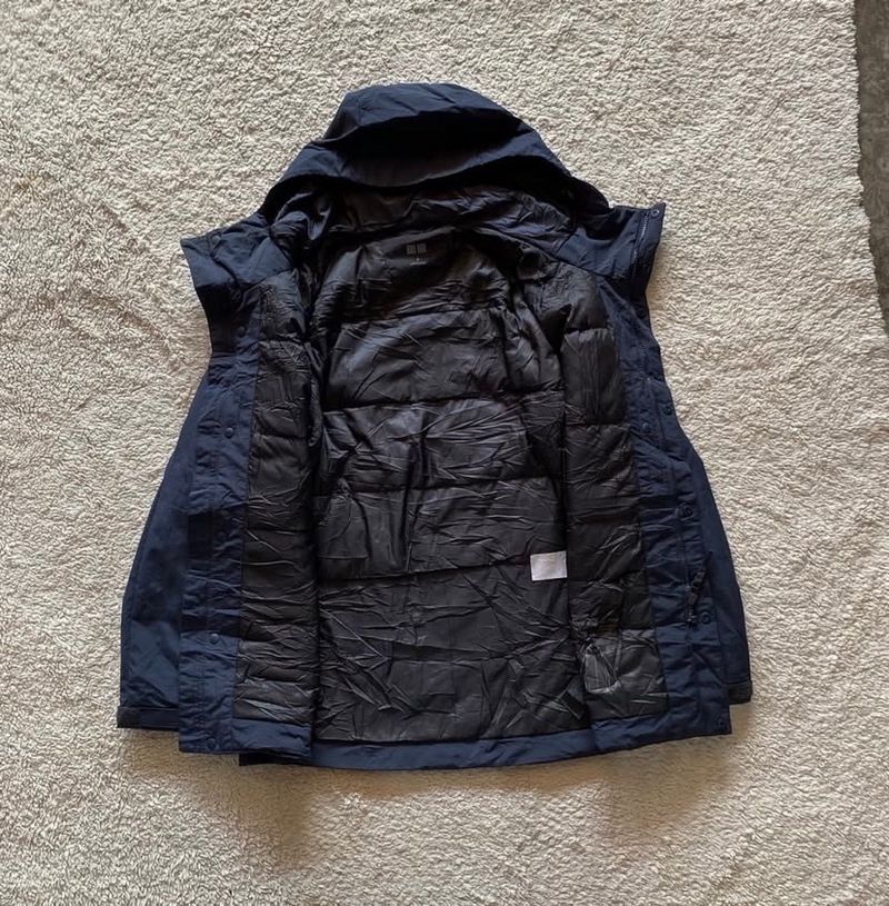 UNIQLO JACKET HYBRID DOWN JACKET DARK NAVY, foto 4