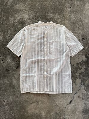 IM Issey Miyake Shanghai Stripe Shirts Button