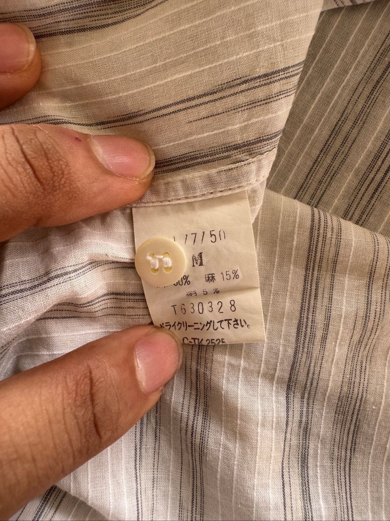IM Issey Miyake Shanghai Stripe Shirts Button, foto 6
