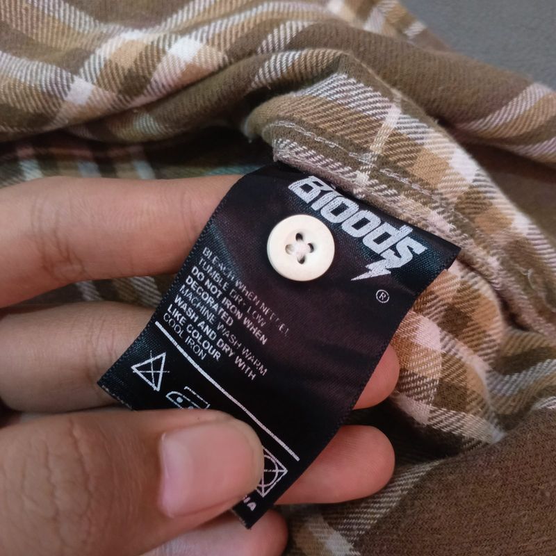 Kemeja Flannel Bloods Preloved, foto 3