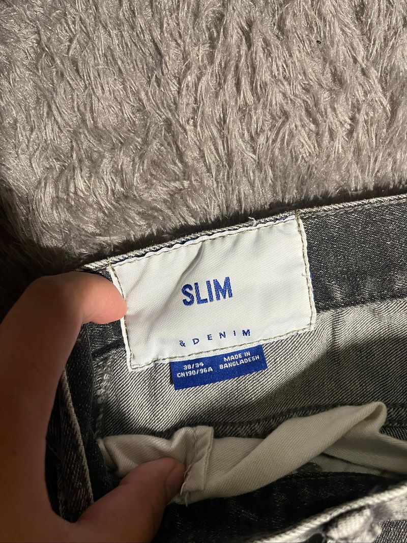 Grey slim fit jeans, foto 2