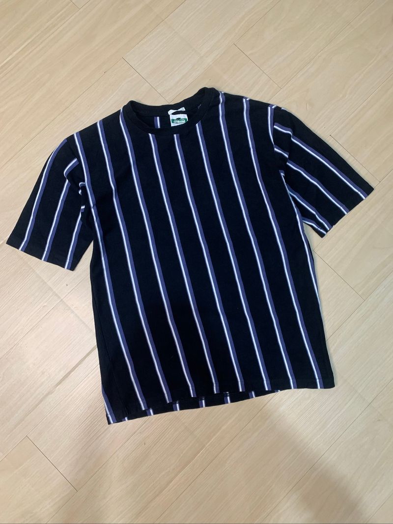 GLOBAL UNIQLO STRIPE TSHIRT, foto 2