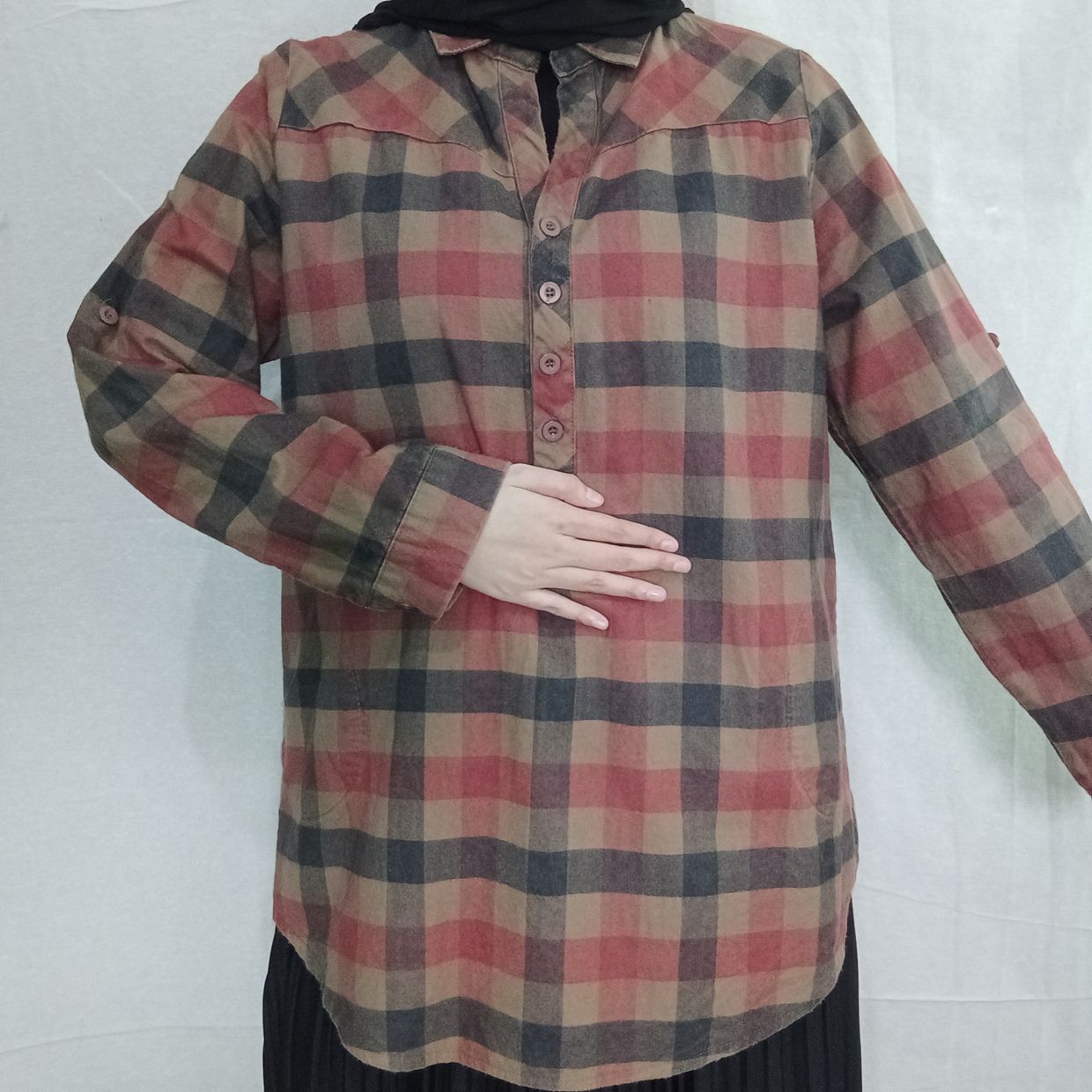 Material : katun flannel Panjang :