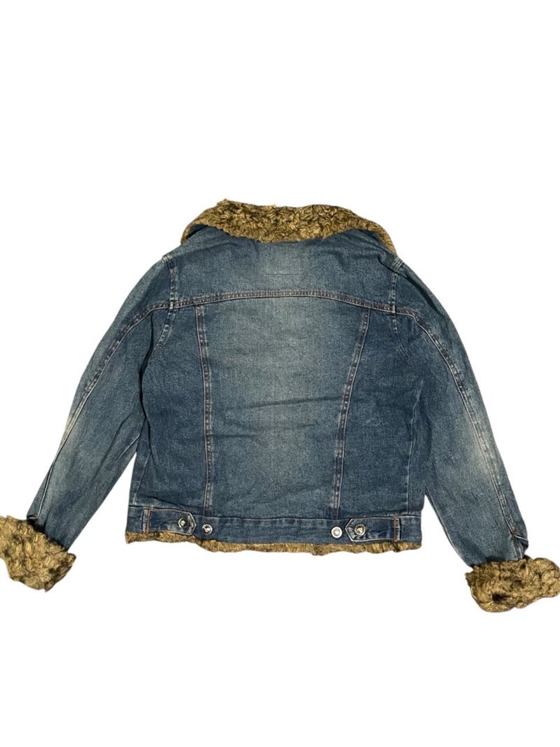 Y2K Xoxo Fur Denim Jacket, foto 2
