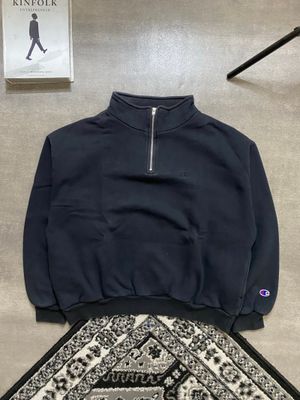 Champion Halfzip Sweatshirt Black On Black