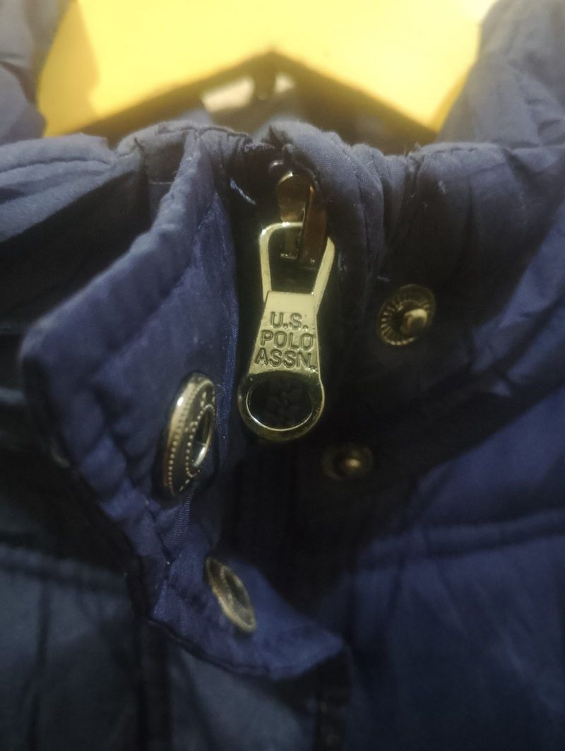 USPA Puffer Jacket Womens Large Navy Full Zip, foto 6