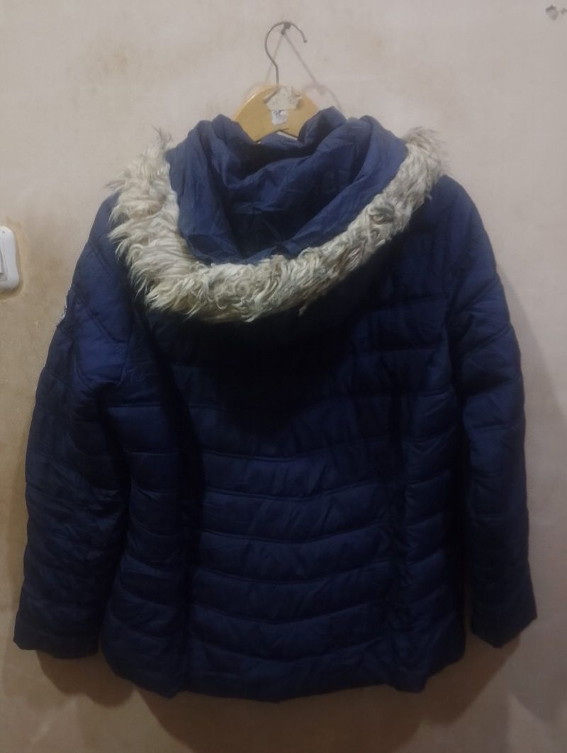 USPA Puffer Jacket Womens Large Navy Full Zip, foto 4