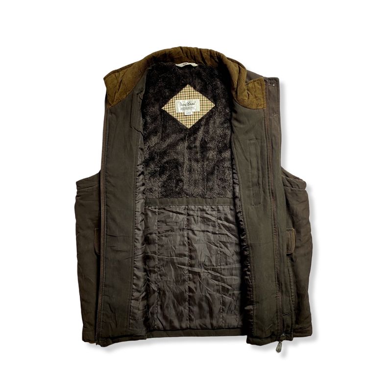 Vintage Y2K Leather jacket Pria brown, foto 4