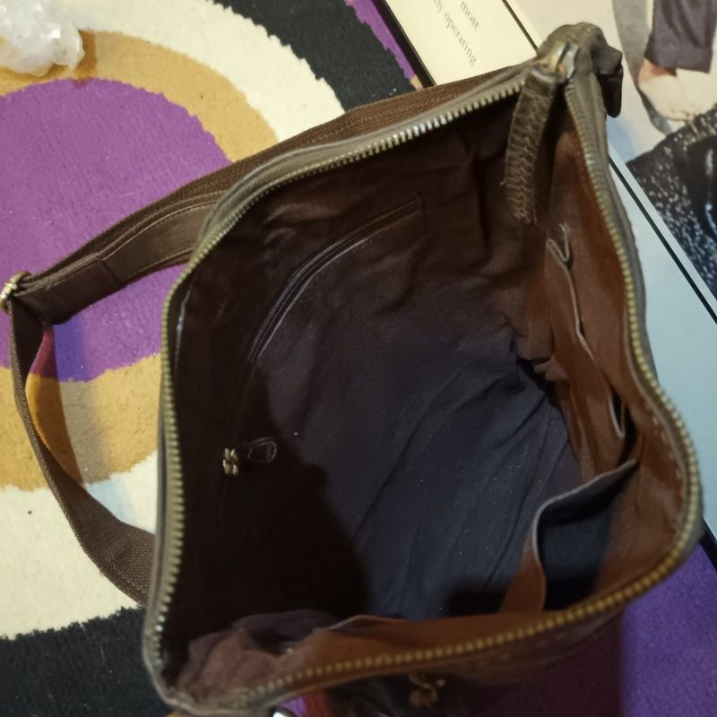 Sling Bag Mans Genuine Leather, foto 6