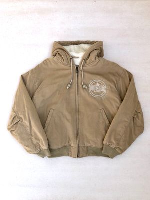 Japanese brand Streetwear Y2K Hoody Pria tan