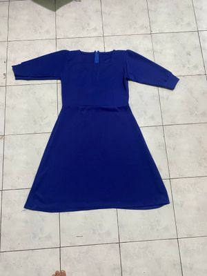 Dress biru benhur atau biru bca