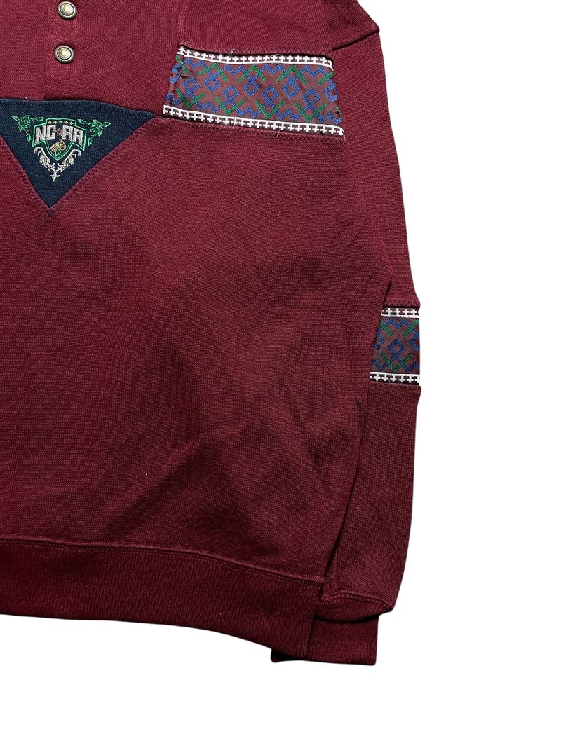 1990’s NCAA Half Button Hooded Boxy Jacket, foto 6