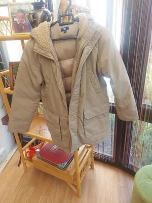 Jaket Puffer Hoodie Uniqlo