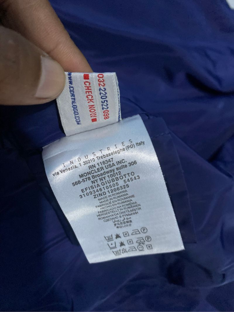 Moncler efisia guibbotto jacket, foto 9