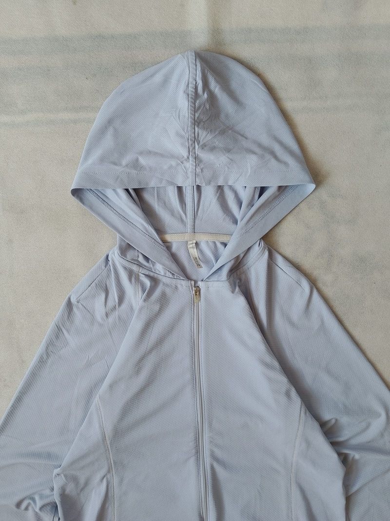 Jaket Olahraga Running Uniqlo Softblue Second, foto 3