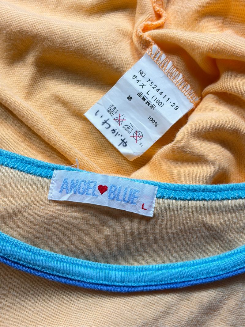 angel blue cute girls ringer-t, foto 3