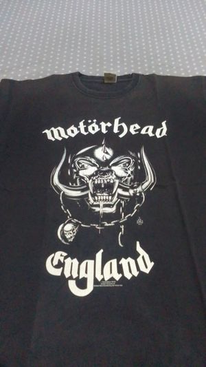 Motorhead England T shirt 100% Cotton Fotl Band Medium