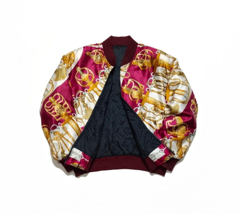 Vintage Slik Vercase Style Bomber Jacket, foto 4