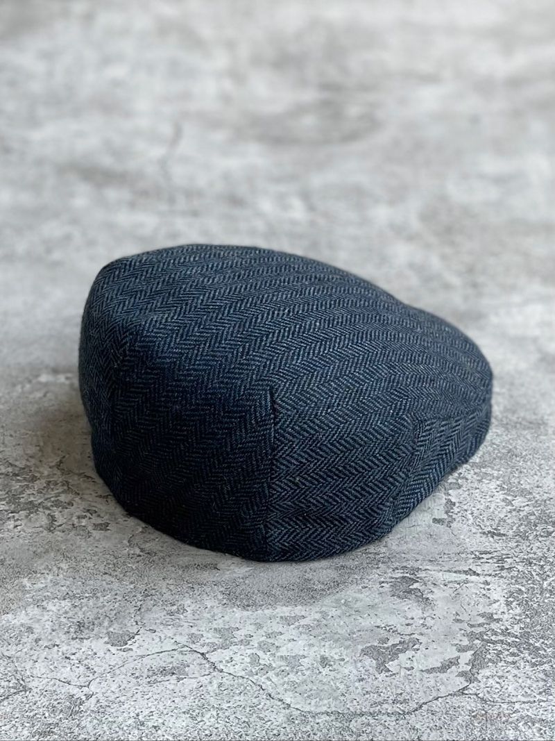 Topi Flatcap The Quiet Man Official Merch Blue Herringbone @, foto 9