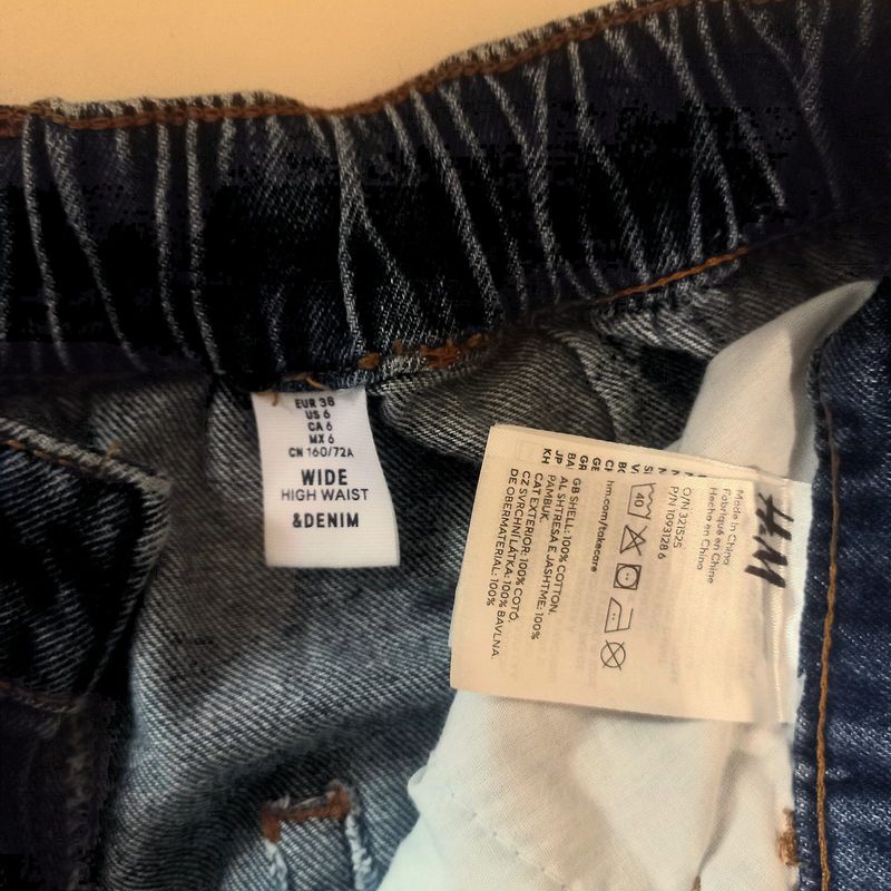 H&M Wide Highwaist Jeans, foto 2