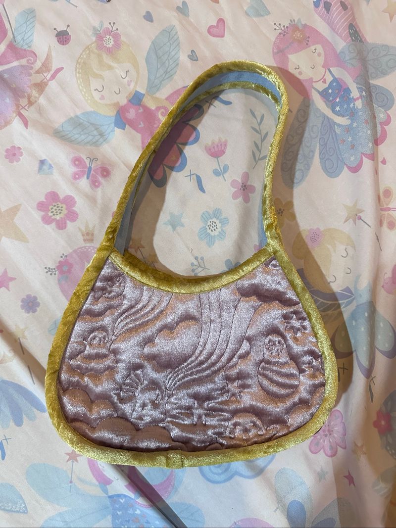 Water Planet rainbow ghost puffy bag mini y2k tas, foto 2