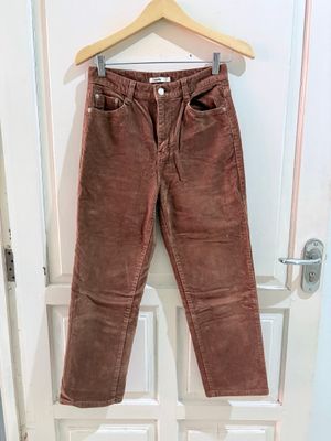 corduroy coklat