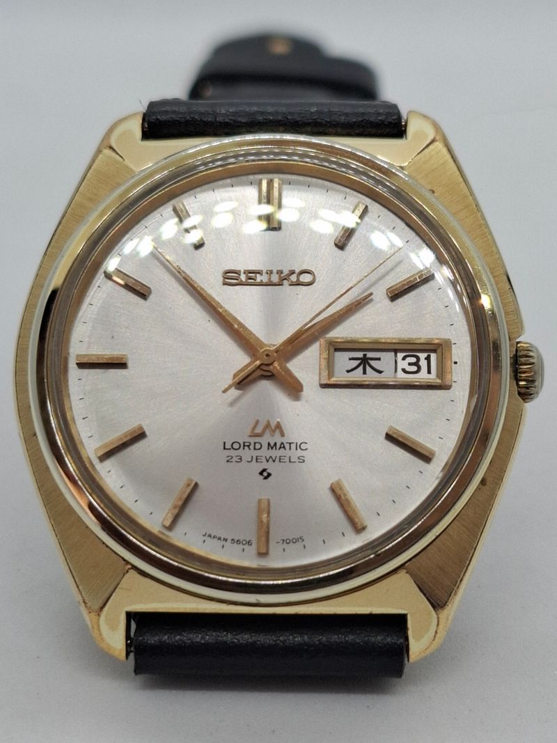 Seiko Minimalist Casual Pria gold, foto 2