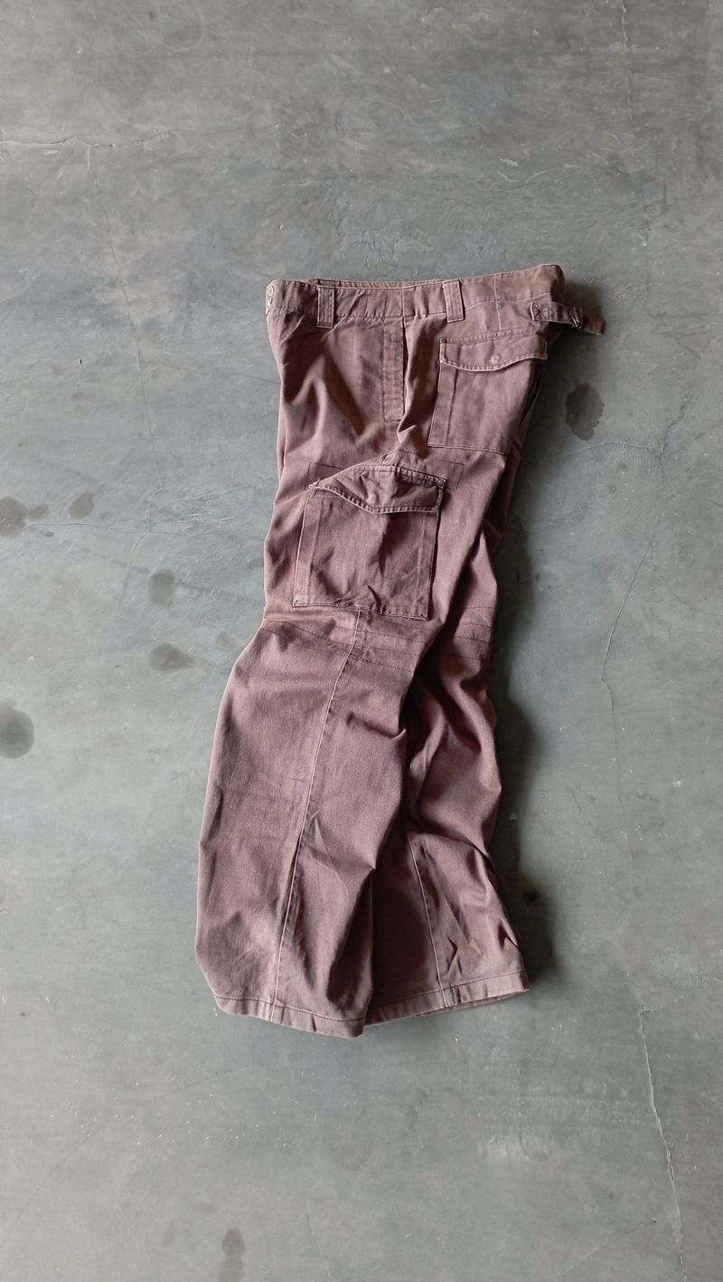 Vintage Cargo Pants Brown Baggy, foto 3