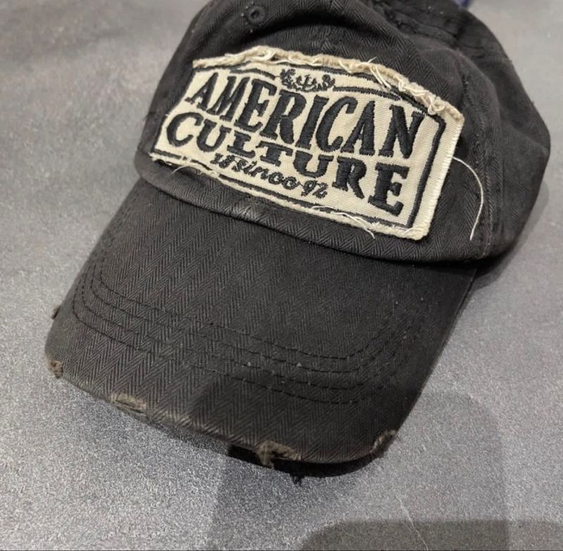 Black Vintage American Hat/Cap, foto 5