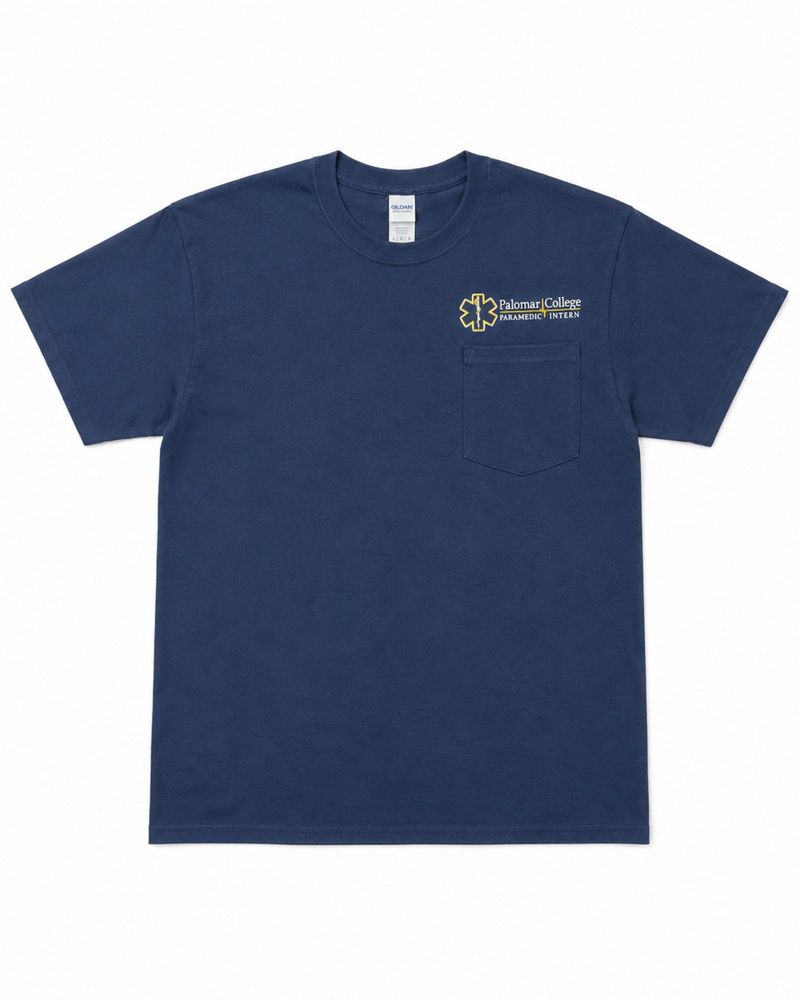 Gildan Palomar College Paramedic Intern Tee Navy, foto 3