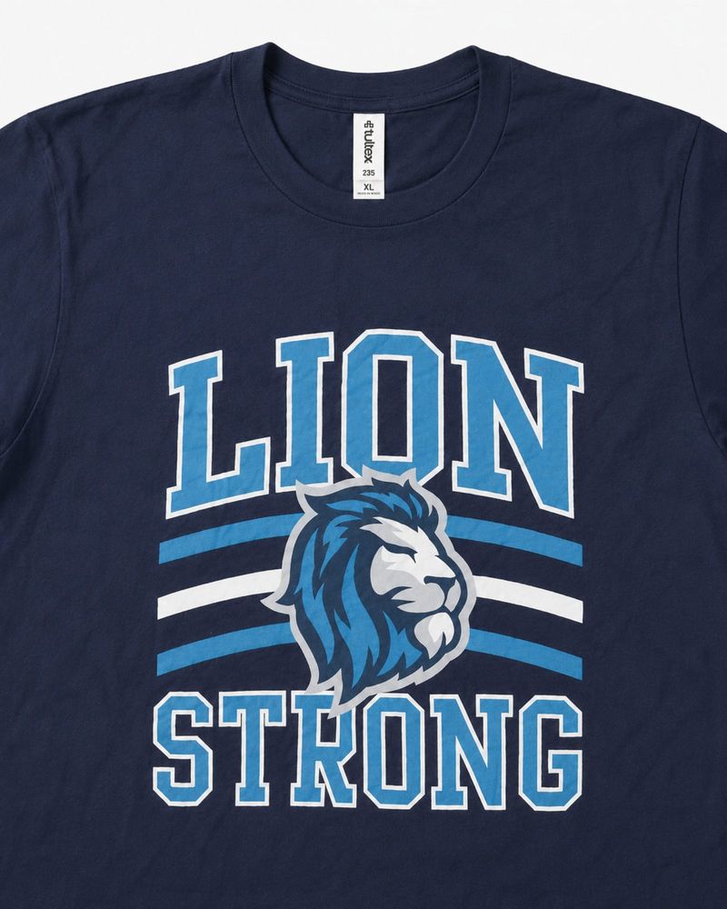 Futex 235 Lion Strong Graphic Tee Navy, foto 3