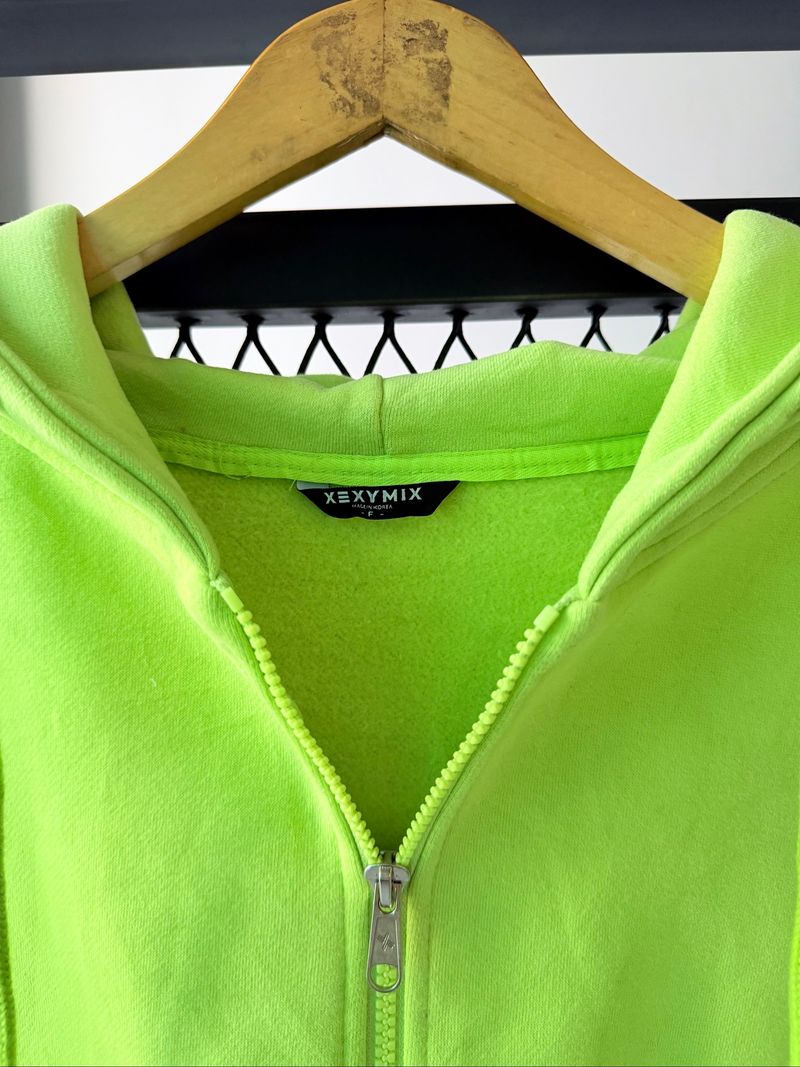 XEXYMIX Hoodie Zipper Napping Crop, foto 4
