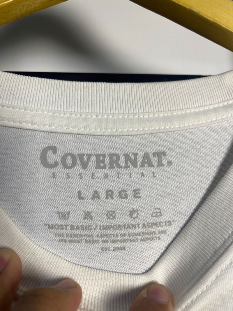 Tee COVERNAT Basic White, foto 3