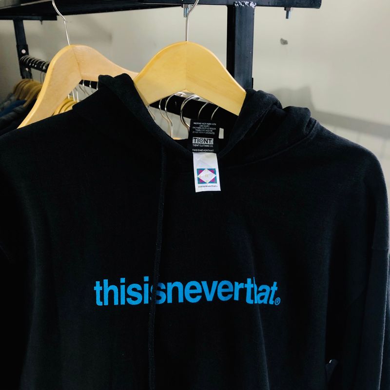 Hoodie Thisisneverthat T Logo Black, foto 4