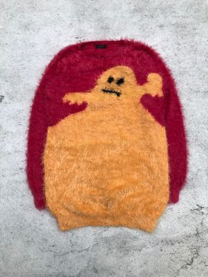 Candy Stripper Ghost Fur Knitted