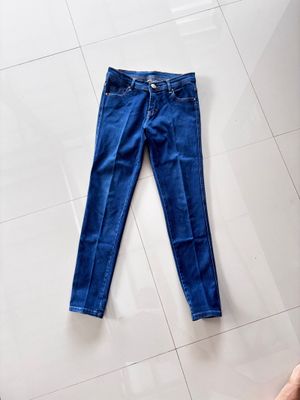 L414 Woman Dark Blue Skinny Jeans